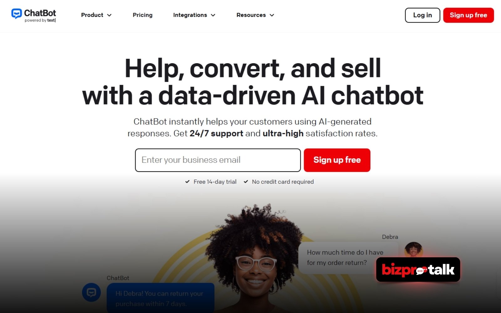 7 Best Live Chat Software for Your Start-Up 3 BizProTalk - 7 Best Live Chat Software for Your Startup - Chat Bot