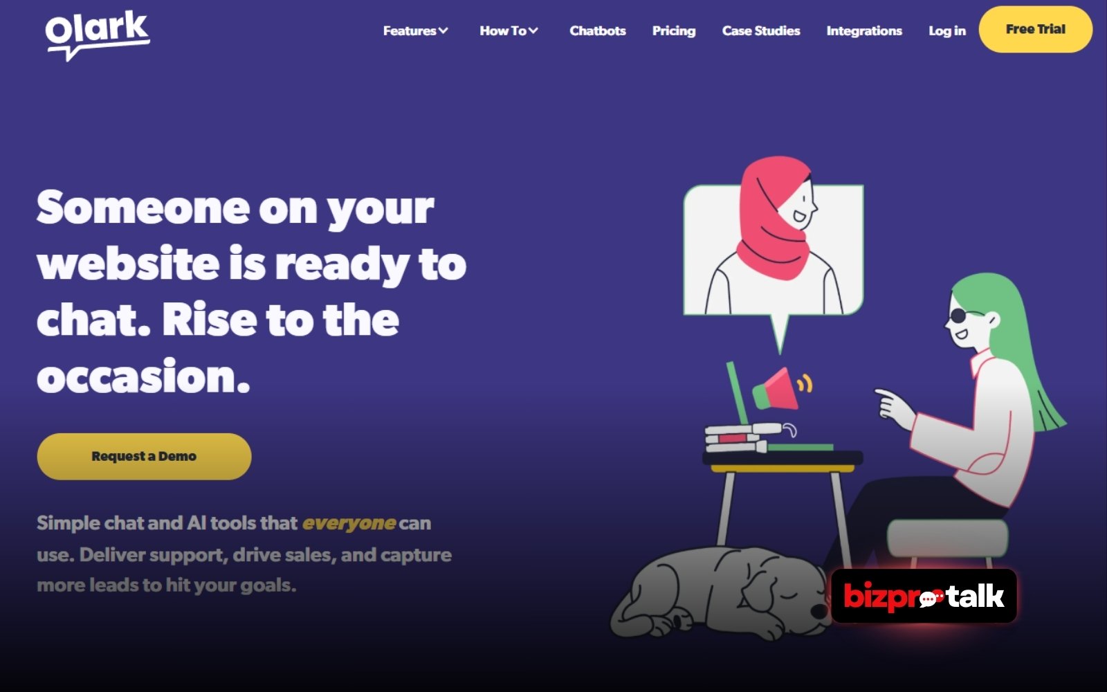 7 Best Live Chat Software for Your Start-Up 1 BizProTalk - 7 Best Live Chat Software for Your Startup - Olark