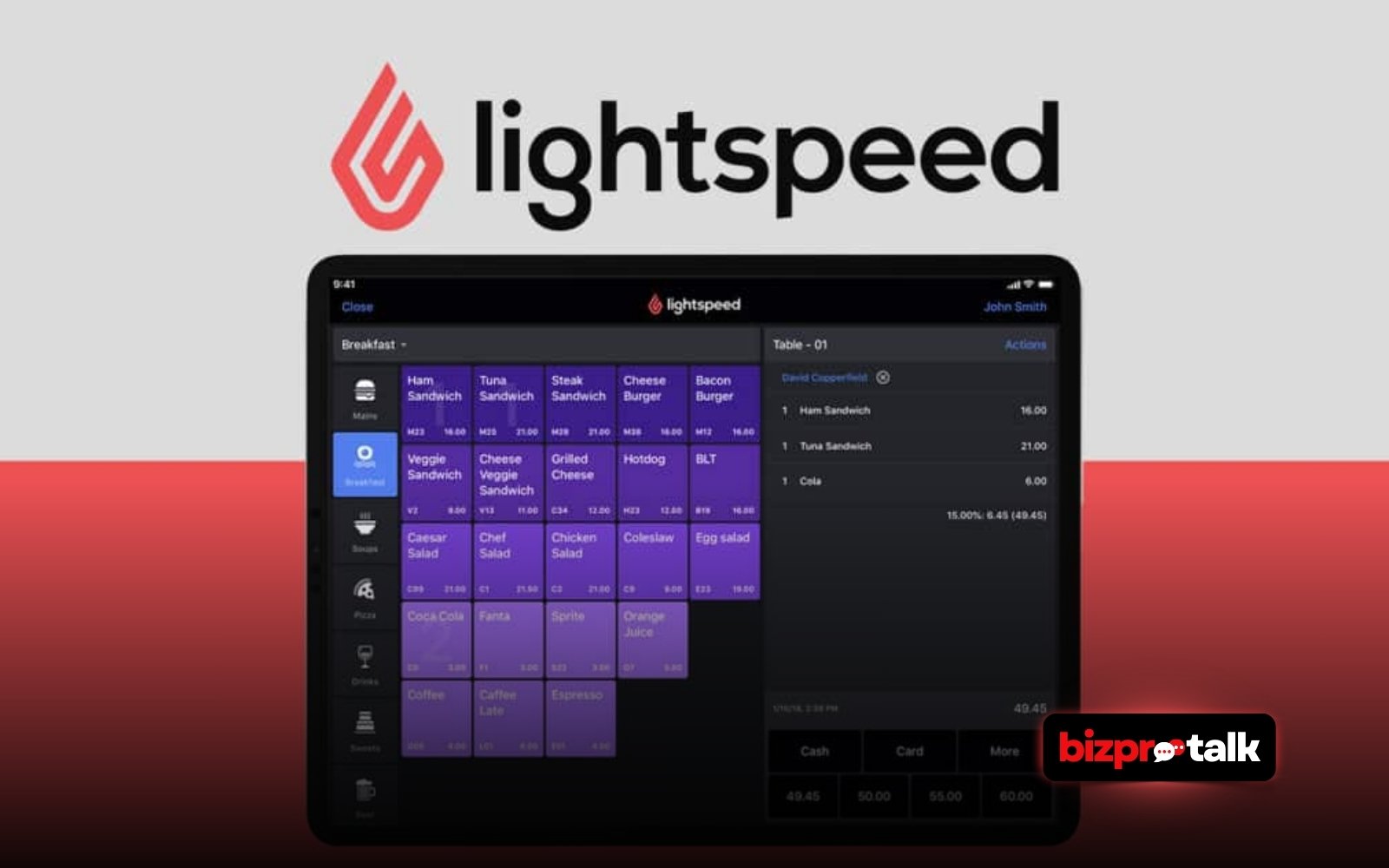 BizProTalk - Top 10 POS Systems - LightSpeed Retail POS