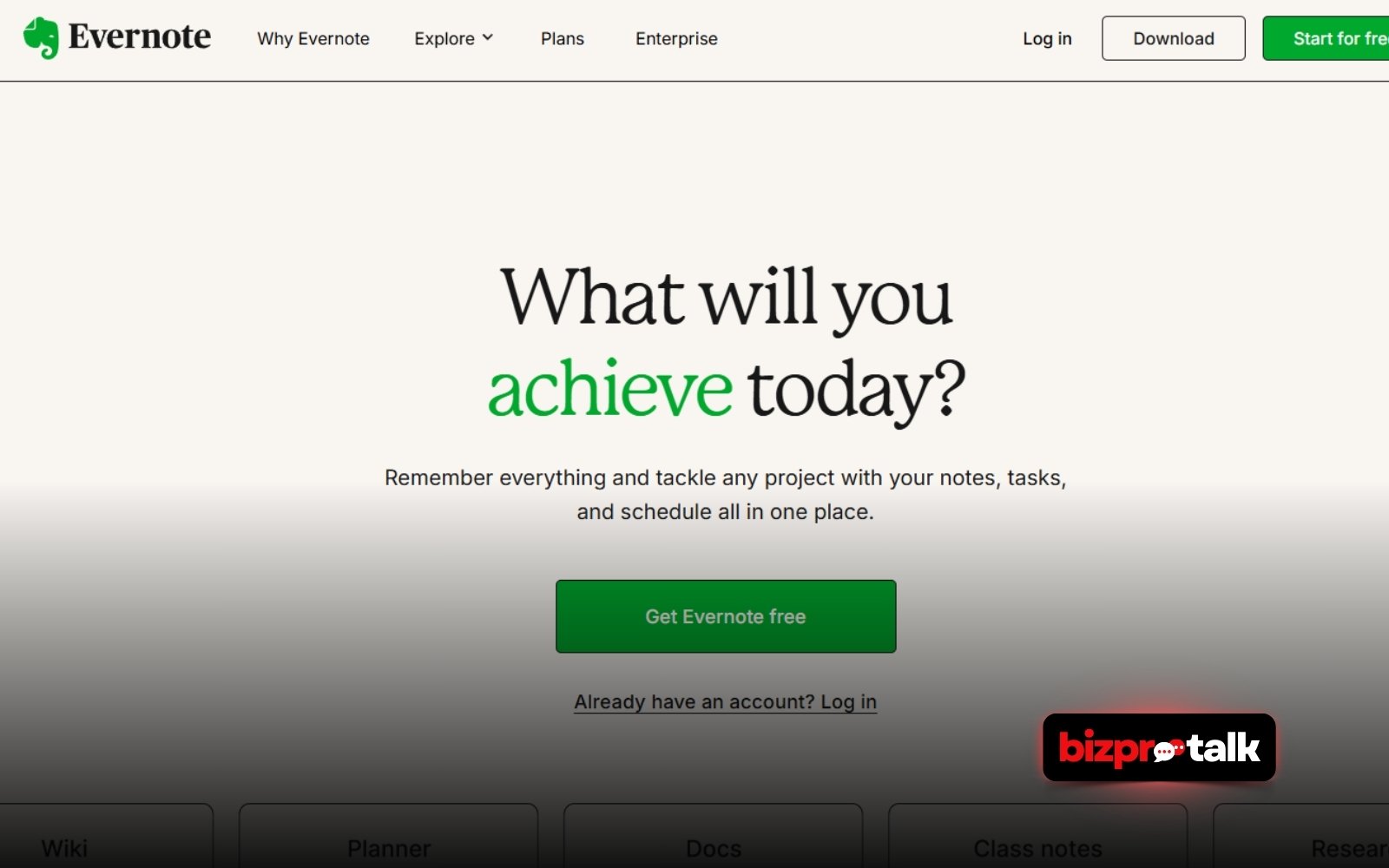 BizProTalk - Evernote - Google Chrome Extension