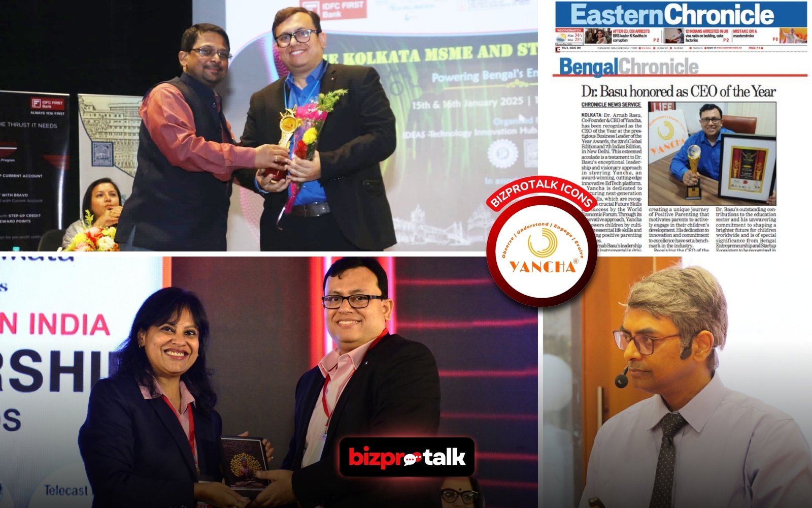 BizProTalk - Yancha - Arnab Basu - Achievements